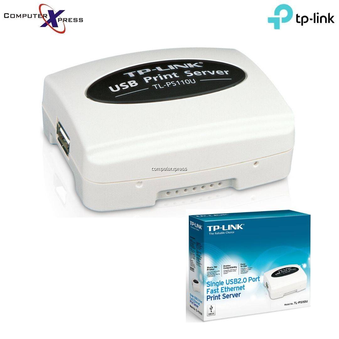 TPLink TLPS110U Single USB 2.0 Port Fast Print Server