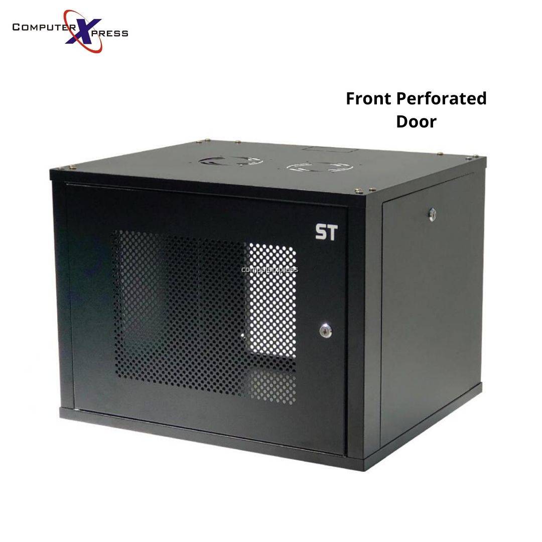 15U WALL MOUNT EQUIPMENT RACK (Front Acrylic Door) OR (Front Perforated Door)