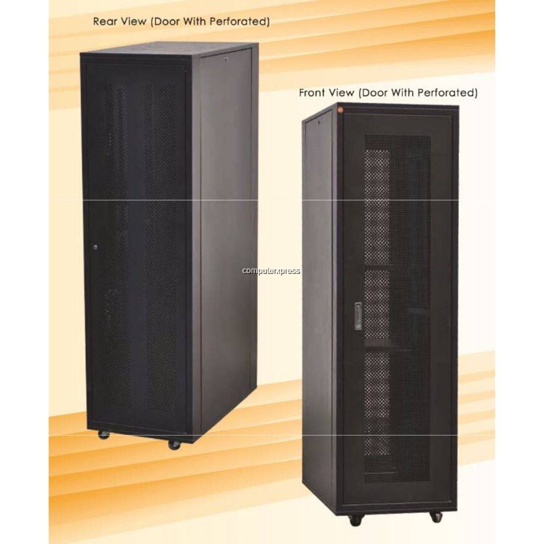 STFS42610 42U Floor Standing Rack (Front Acrylic Door OR Front Perforated Door)