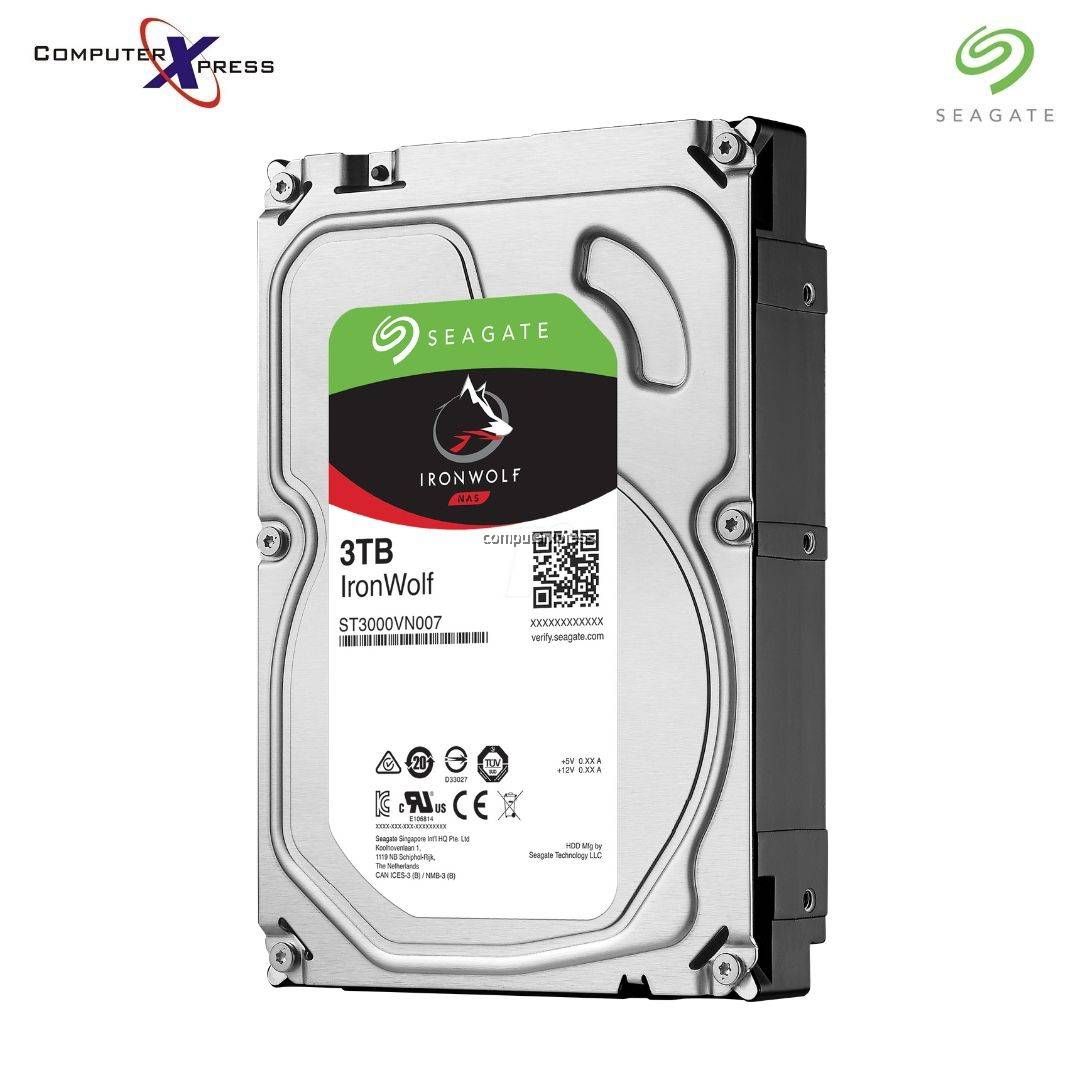 Seagate Ironwolf NAS HDD 3.5'' SATA 5900RPM Internal Hard Disk