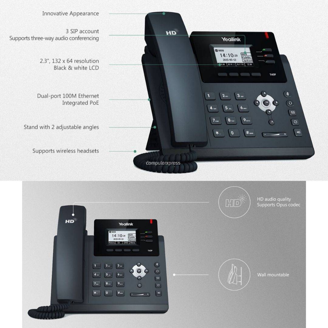Yealink SIPT40P Ultraelegant IP Phone