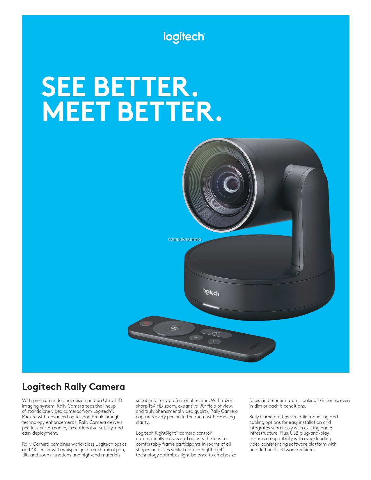 Logitech RALLY CAMERA **Camera only