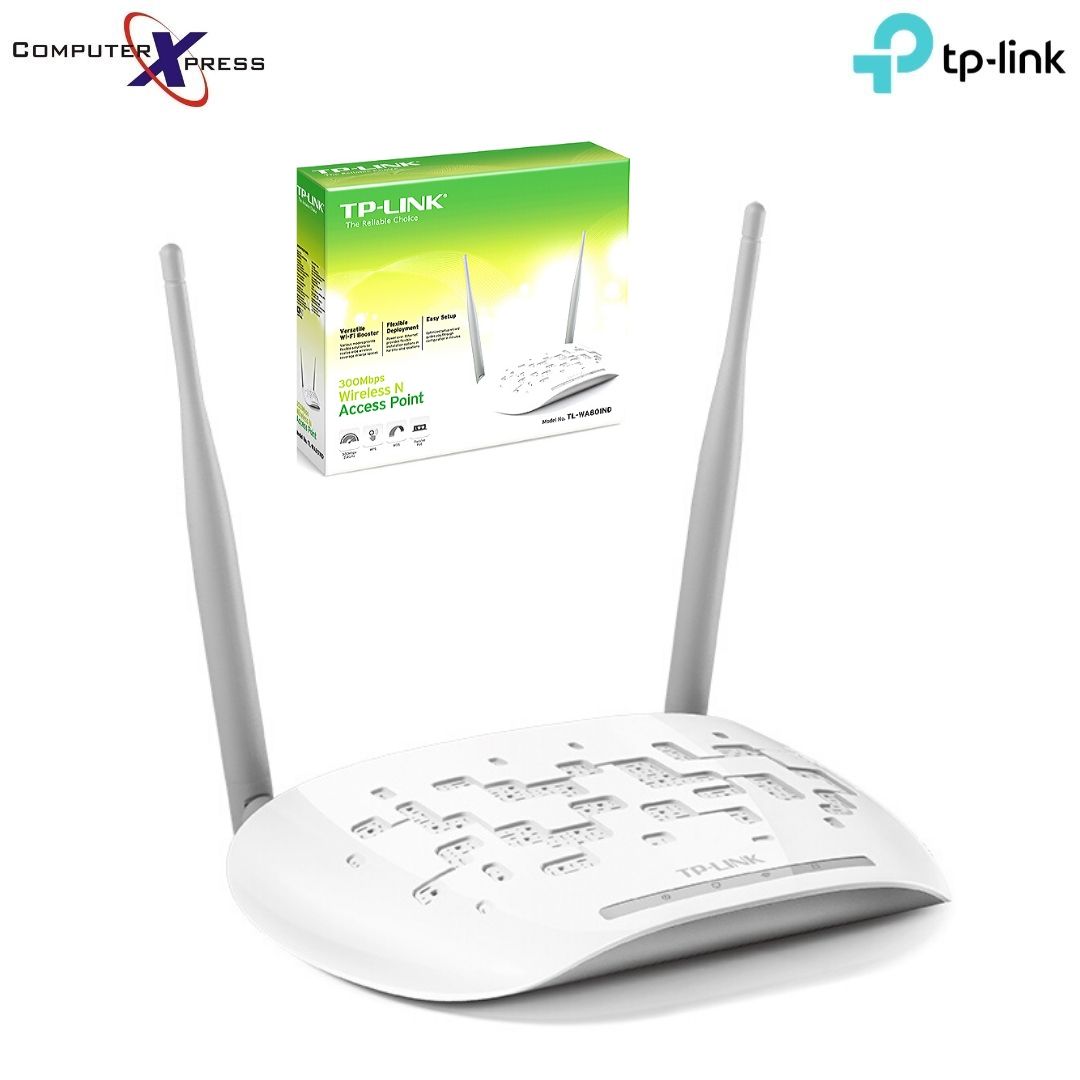 TPLink TLWA801ND N300 WiFi Access Point, 300Mbps at 2.4GHz, 802.11b