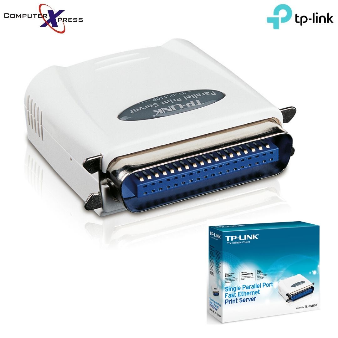TP-Link TL-PS110P Single Parallel Port Fast Ethernet Print Server