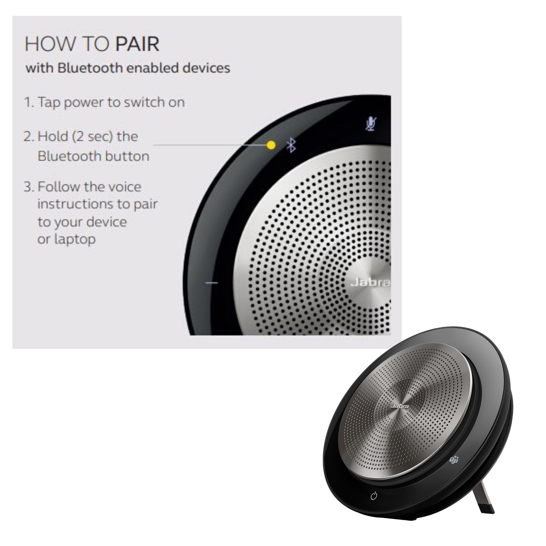Jabra Link 370 Bluetooth Pairing Outlet 